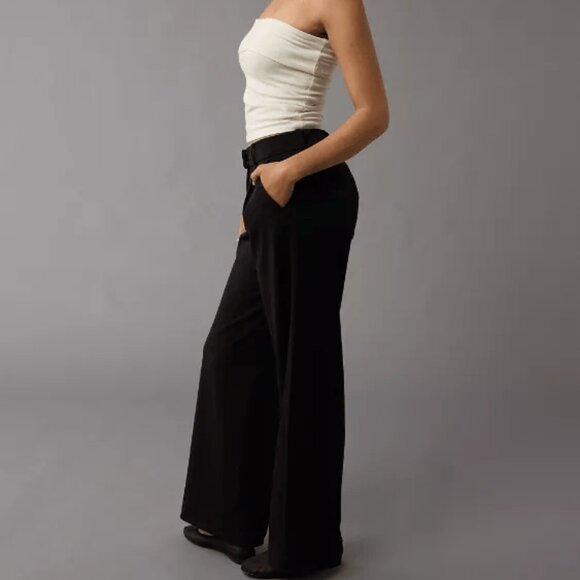 NWT (Long) AE Curvy High-Waisted Poppy Trouser - 4 Long - Picture 3 of 5